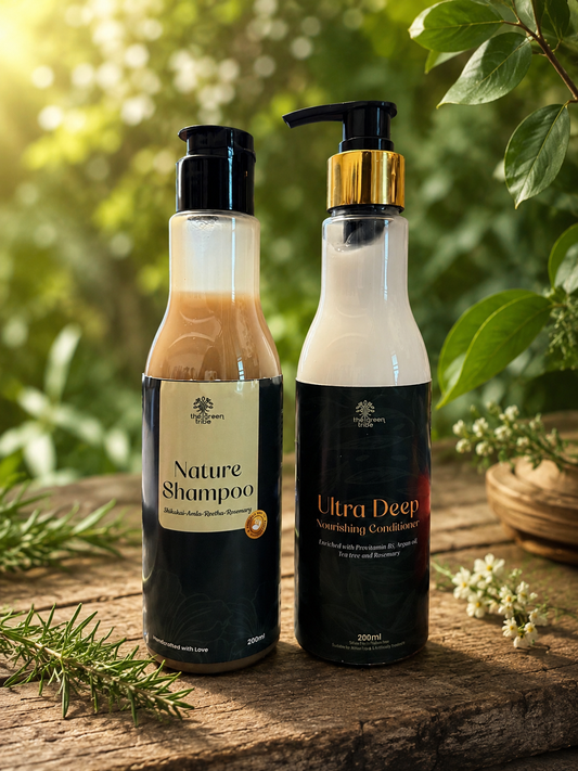 The Green Tribe Nature Hair Care Combo