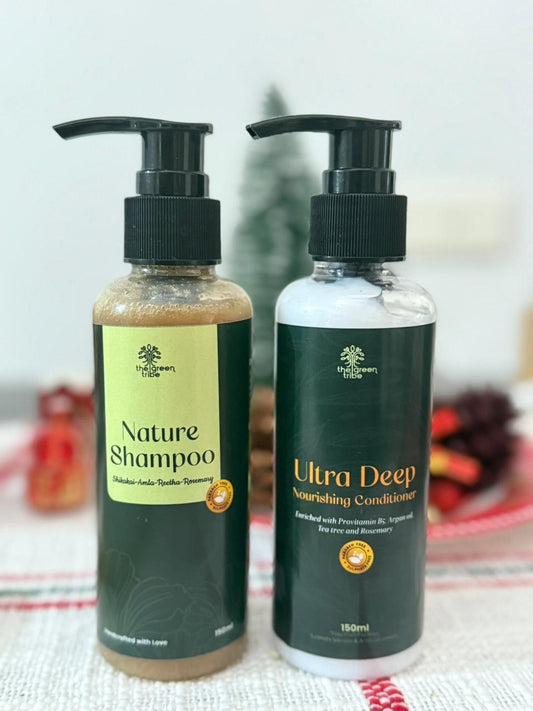 The Green Tribe Nature Hair Care Combo