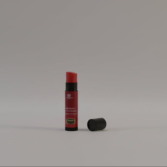 Strawberry beetroot lip balm stick