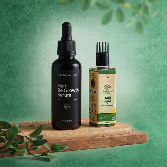 240 mL Hair Oil + Hair Regrowth Serum Combo